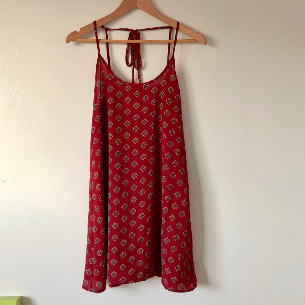 BRANDY MELVILLE BURGUNDY DRESS